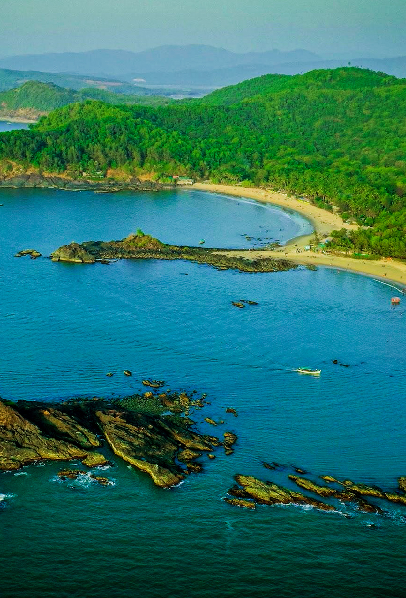 Uttara Kannada Karwar Om Beach_Gokarna