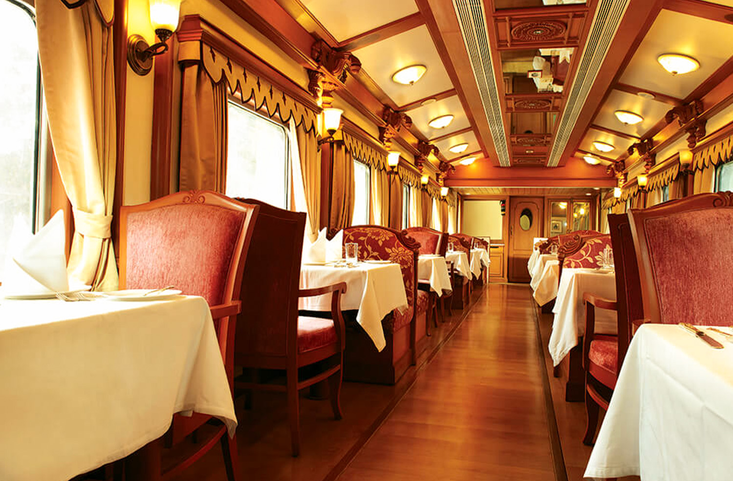 Luxury Golden Chariot Train