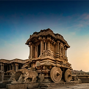 stone chariot hampi Karnataka